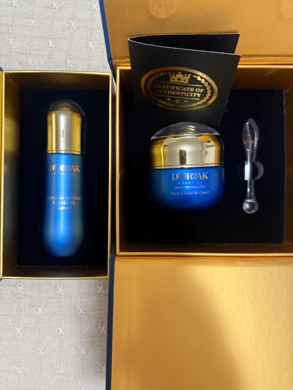 D’OR24K Nanotechnology Face and Body Set